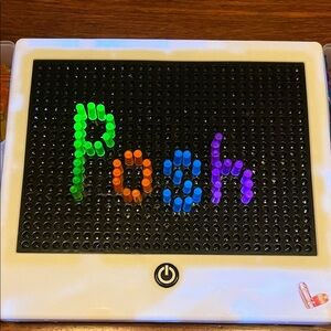 Colorful Light Peg Board for Kids